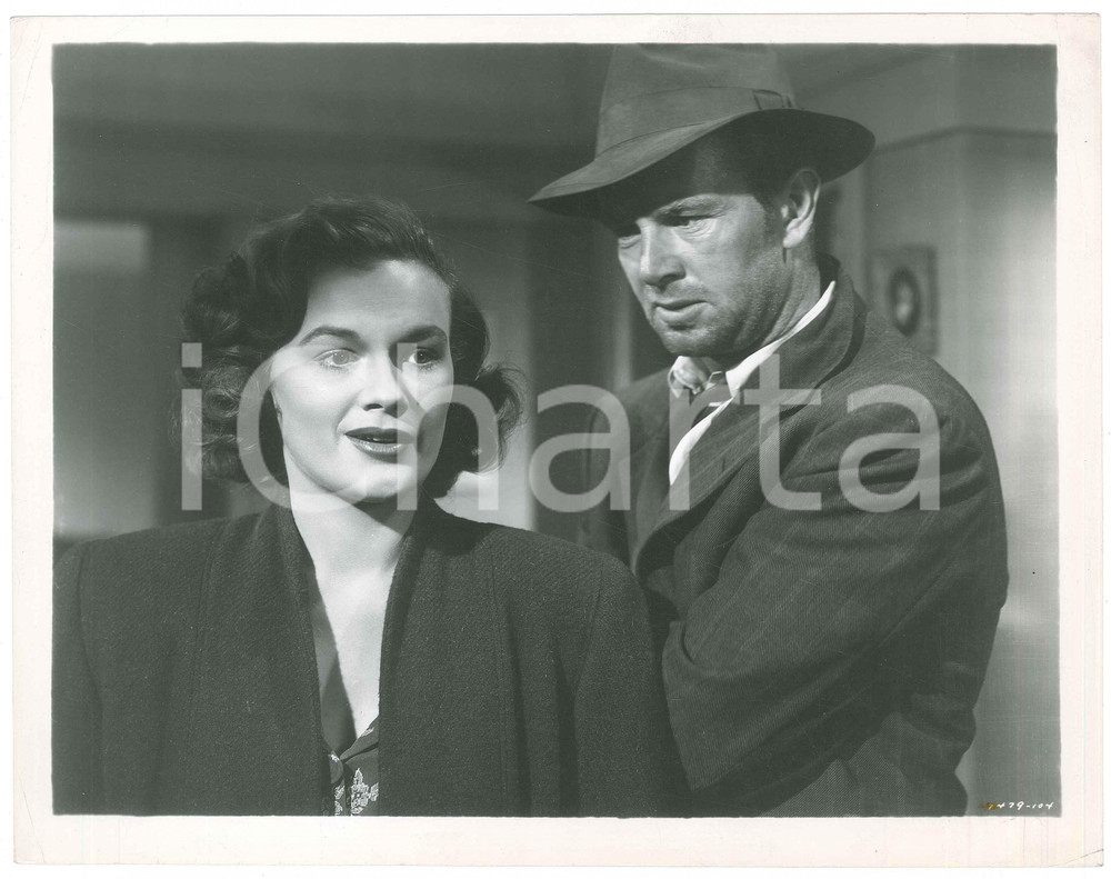 Fotografia d epoca originale 1950 CINEMA Giungla d asflato Sterling HAYDEN Jean HAGEN  Foto 26x20 cm 1