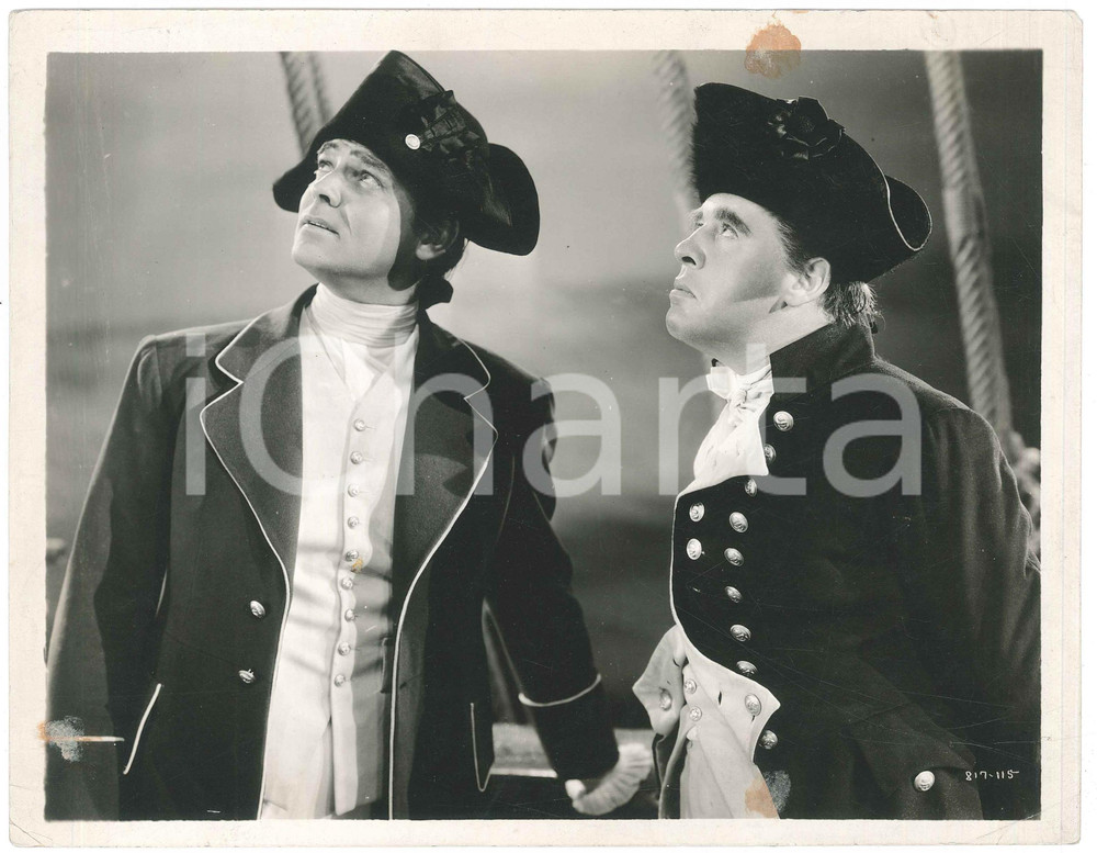 Fotografia d epoca originale 1936 Film Mutiny on the Bounty  Clark GABLE Charles LAUGHTON Photo 26x20 cm 1