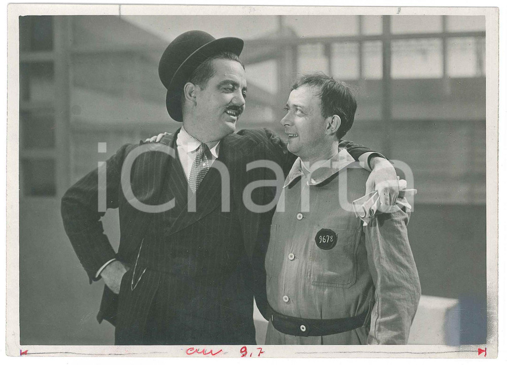 Fotografia d epoca originale 1931 CINEMA Film A nous la libertÃ©  Raymond CORDY Henri MARCHAND  Foto 1