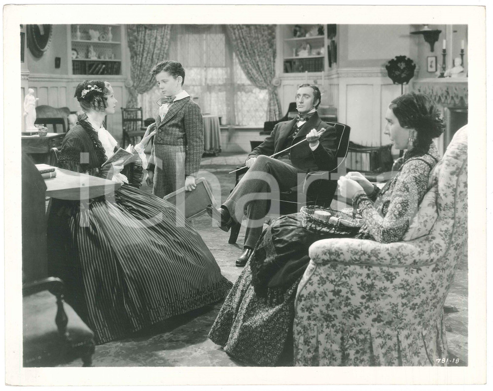 Fotografia d epoca originale 1935 Film David Copperfield  Scene with Freddie BARTOLOMEW Photo 26x20 cm 1