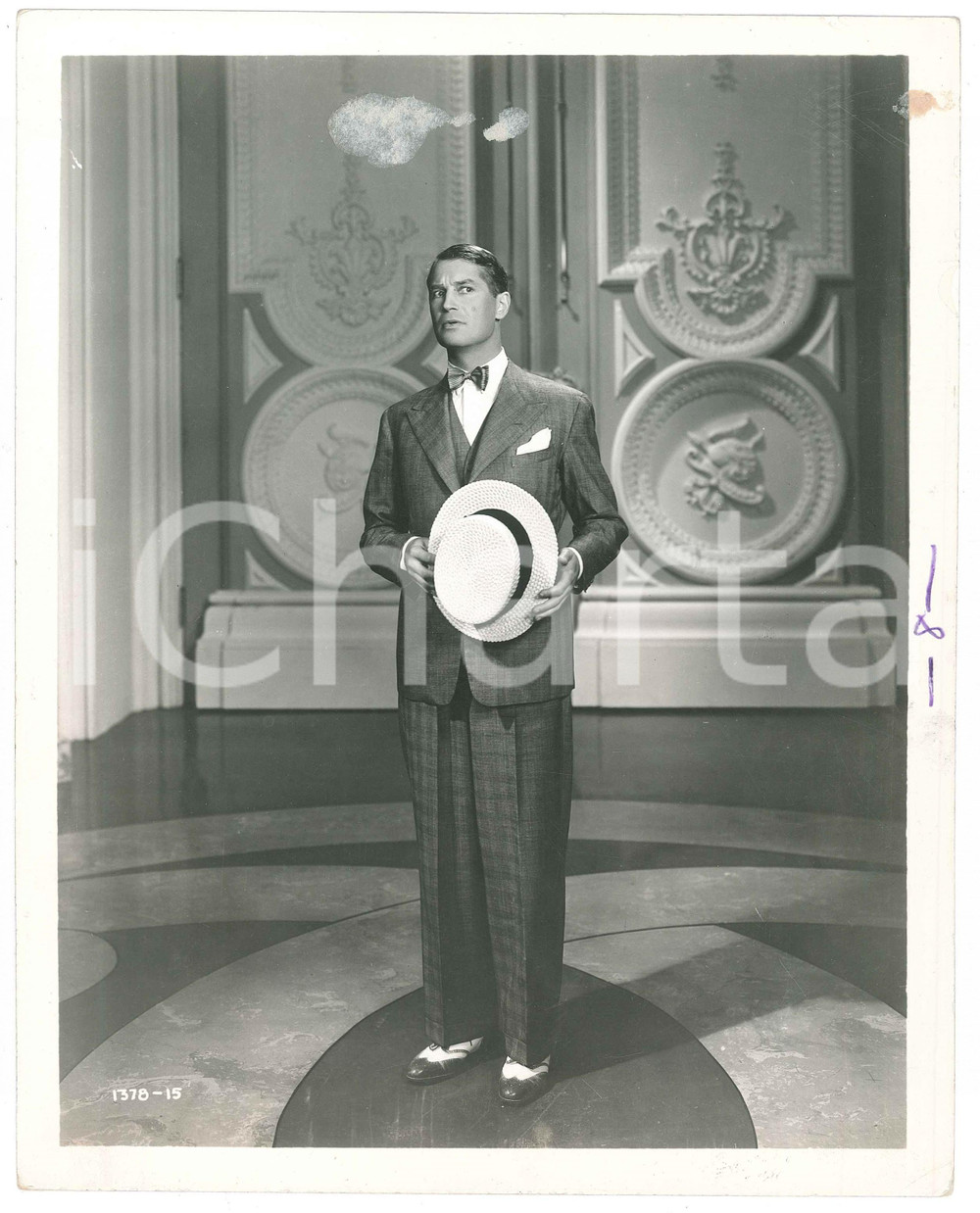 Fotografia d epoca originale 1932 Film Love me tonight Maurice CHEVALIER as Courtelin  Photo 20x26 cm 1