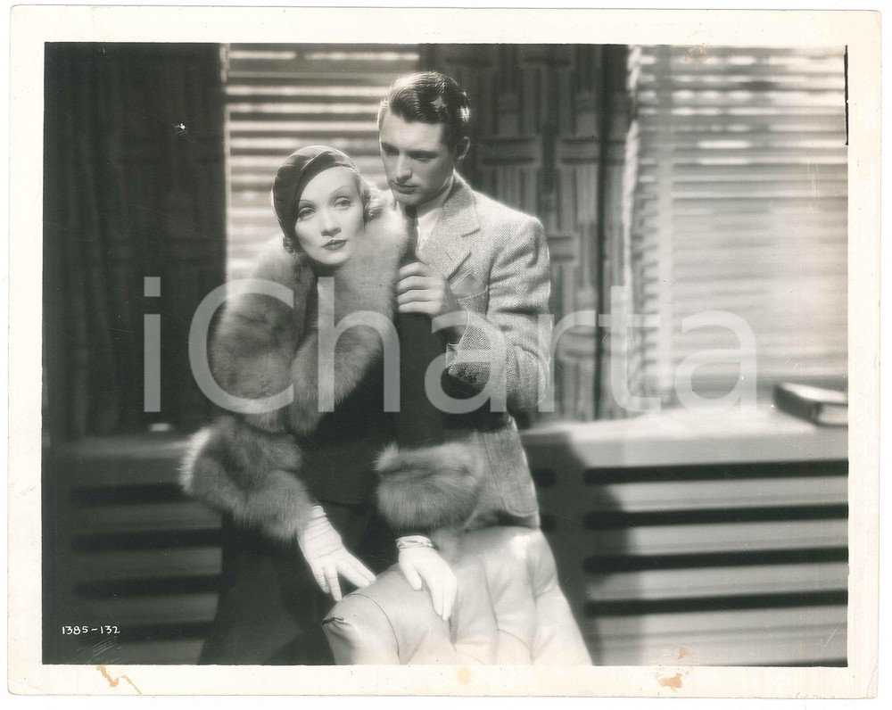 Fotografia d epoca originale 1932 Film La donna del miracolo  Marlene DIETRICH Cary GRANT  Foto 26x20 cm 1