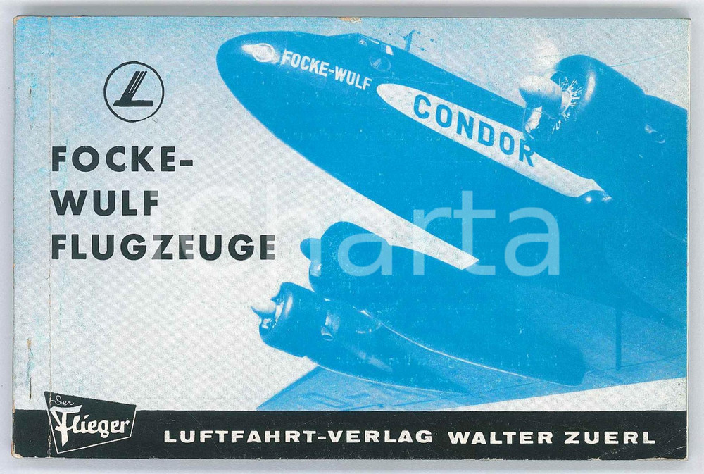 Libro, pubblicazione d epoca 1964 DER FLIEGER  FOLCKEWULF FLUGZEUGE Illustrated book 120 p. 1