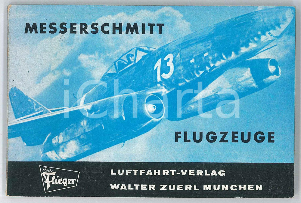 Libro, pubblicazione d epoca 1964 DER FLIEGER  MESSERSCHMITT  FLUGZEUGE Illustrated book 120 p. 1