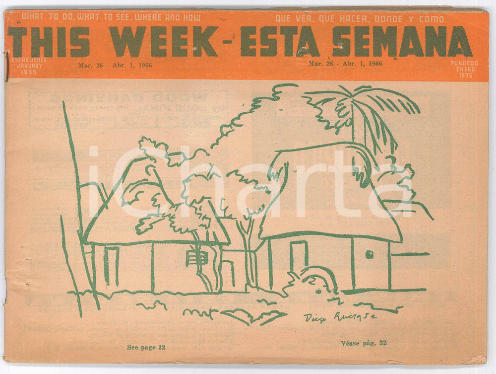 Libro, pubblicazione d epoca 1966 THIS WEEK  MEXICO  Pubblicazione turistica  79 pp. 1