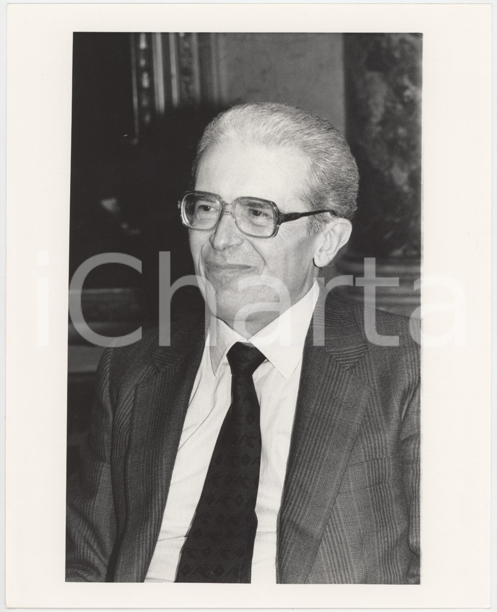 Fotografia d epoca originale 1985 ca ITALIA INDUSTRIA  Gavino MANCA ad PIRELLI  Ritratto Foto 3 1