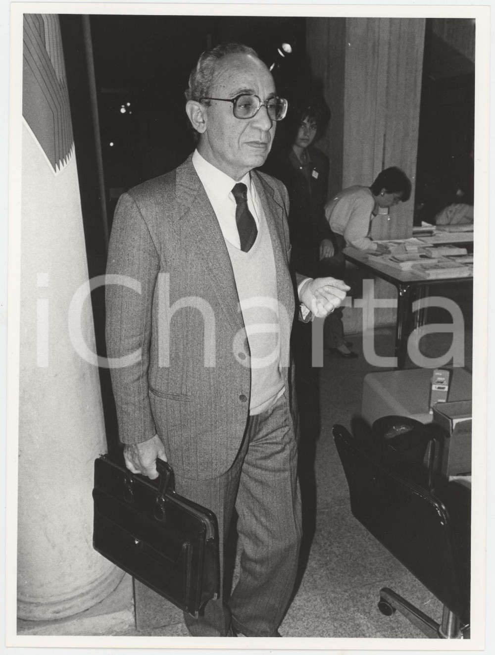 1985 ca DEMOCRAZIA CRISTIANA - Virginio ROGNONI - Arrivo *Foto