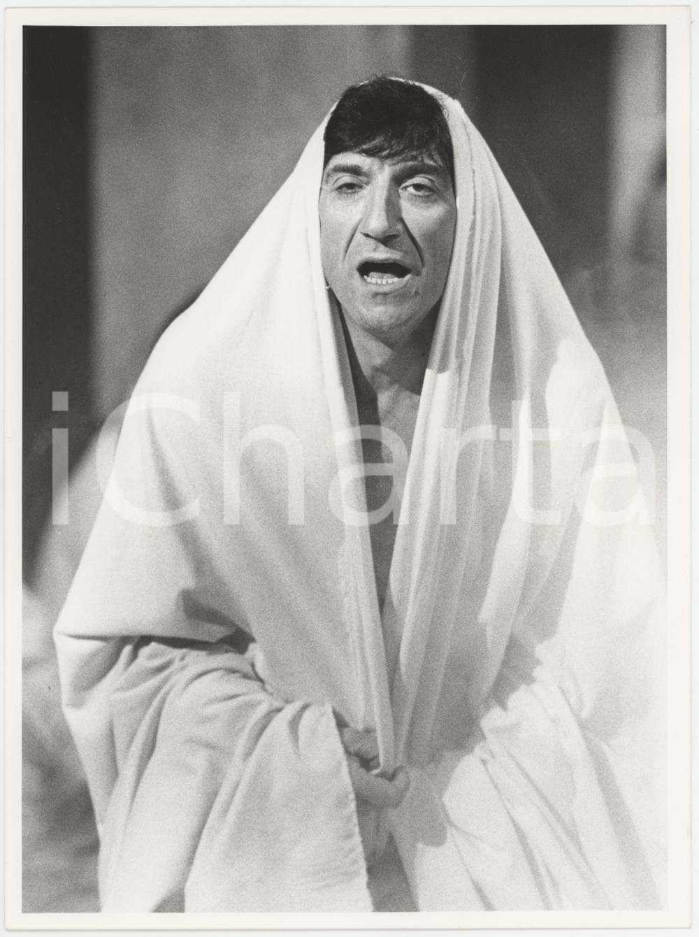 Fotografia d epoca originale 1986 RAI UNO Io a modo mio  Gigi PROIETTI sketch antica Roma 3 Foto 1