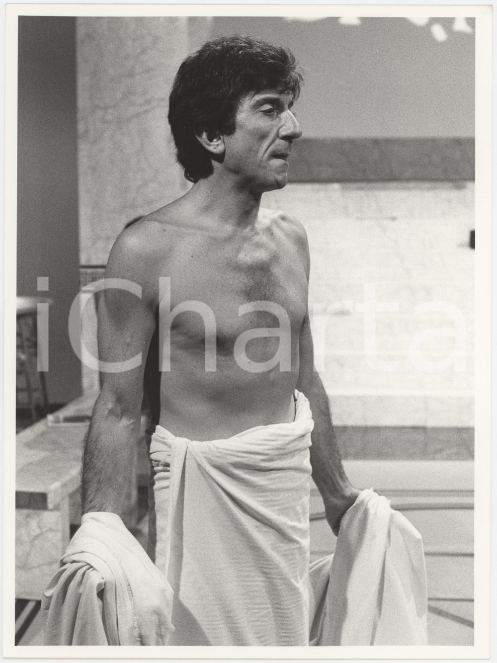 Fotografia d epoca originale 1986 RAI UNO Io a modo mio  Gigi PROIETTI sketch antica Roma 4 Foto 1