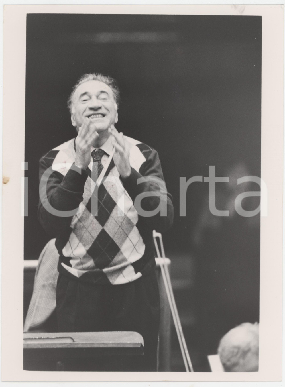 Fotografia d epoca originale 1985 ca MUSICA ITALIA Giuseppe PATANE  direttore d orchestra  Foto 1 1