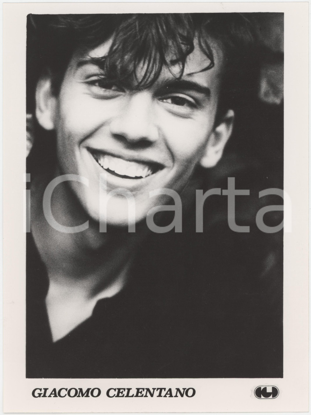 Fotografia d epoca originale 1989 MUSICA ITALIA Giacomo CELENTANO Musica veloce  Foto CGD 1