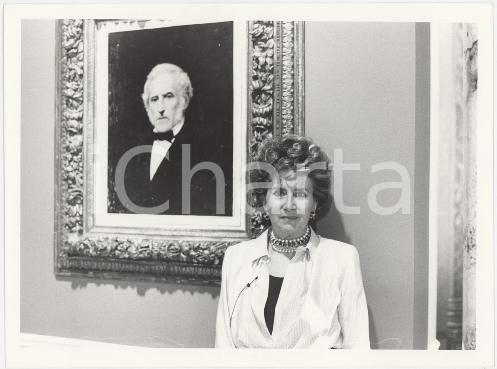 Fotografia d epoca originale 1985 RAI Serata Manzoni  Camilla CEDERNA  Ritratto Foto 5 1