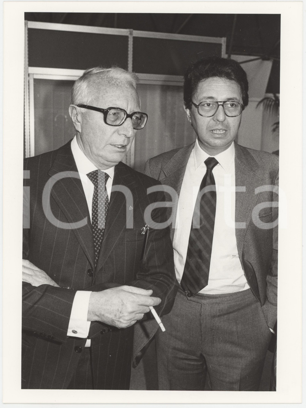1985 ca POLITICA - DEMOCRAZIA CRISTIANA Vittorio CHIUSANO Roberto MAZZOTTA *Foto