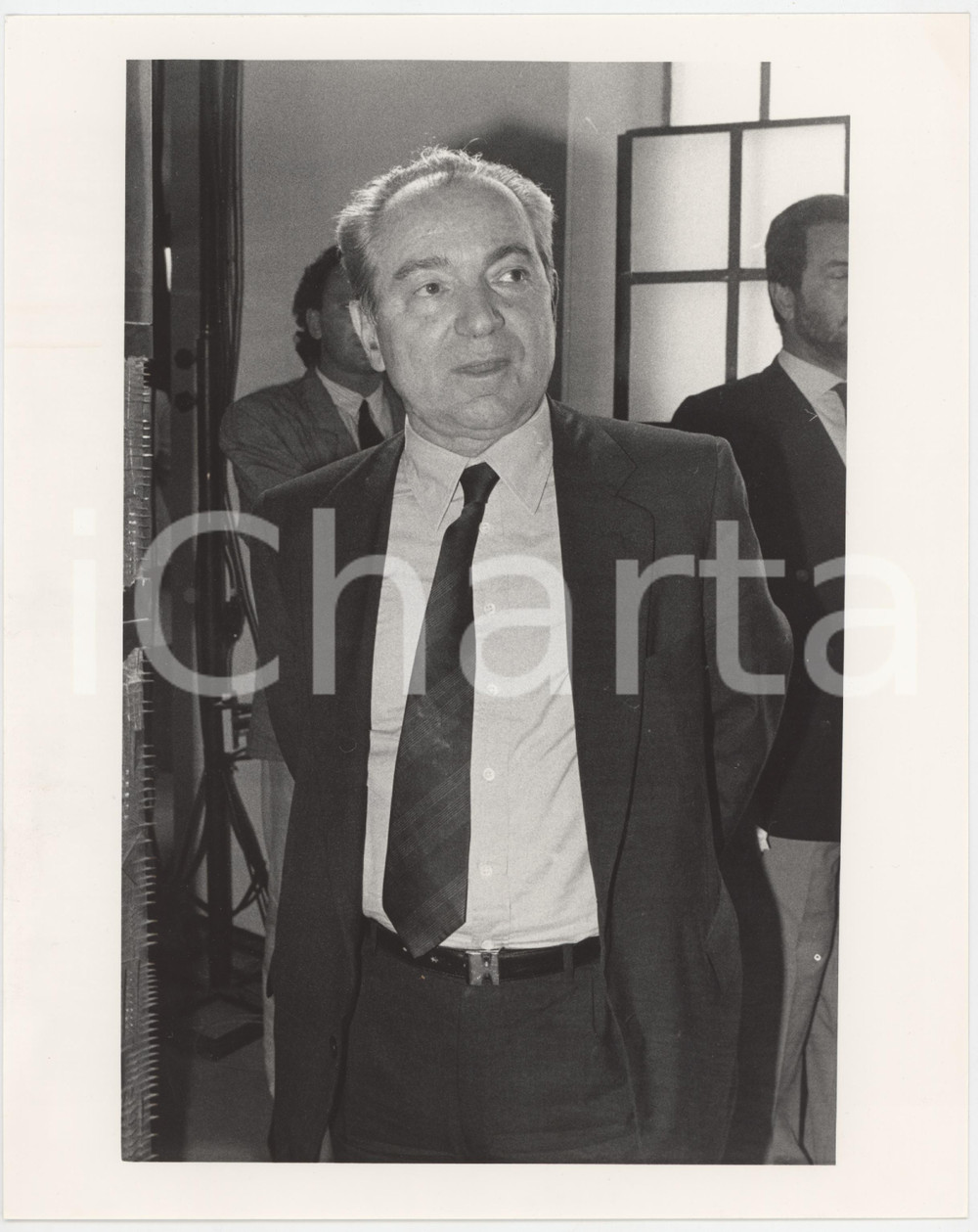 Fotografia d epoca originale 1985 ca POLITICA  PCI  Eugenio PEGGIO a un evento  Ritratto Foto 2 1