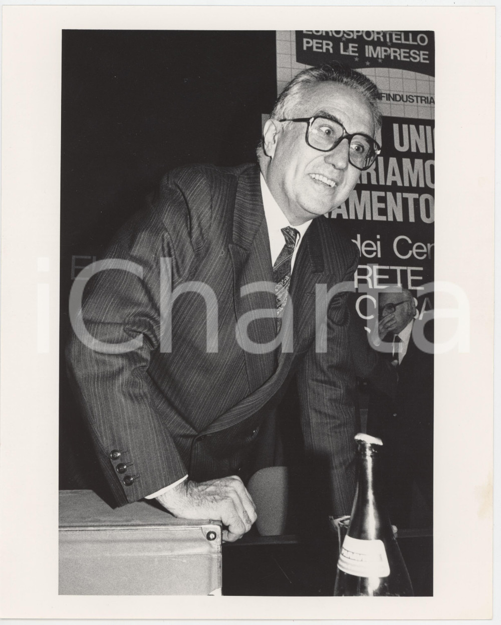 Fotografia d epoca originale 1985 ca CONFINDUSTRIA Giorgio MALERBA presidente FEDERTESSILE Foto 2 1