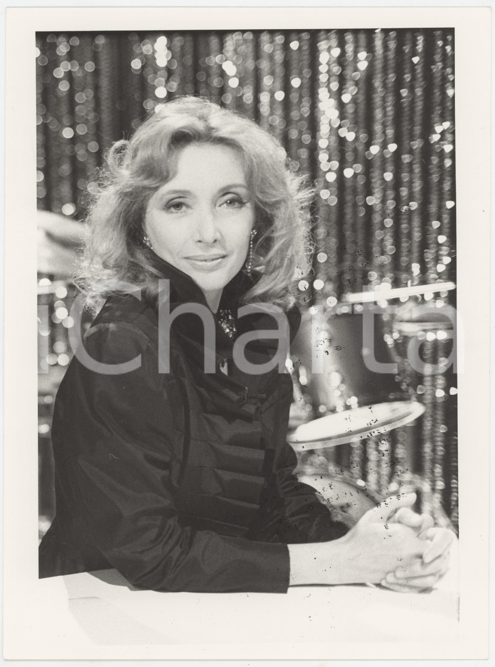 Fotografia d epoca originale 1984 TV ITALIA Il cappello sulle ventitrÃ©   Marina MALFATTI  Foto 1