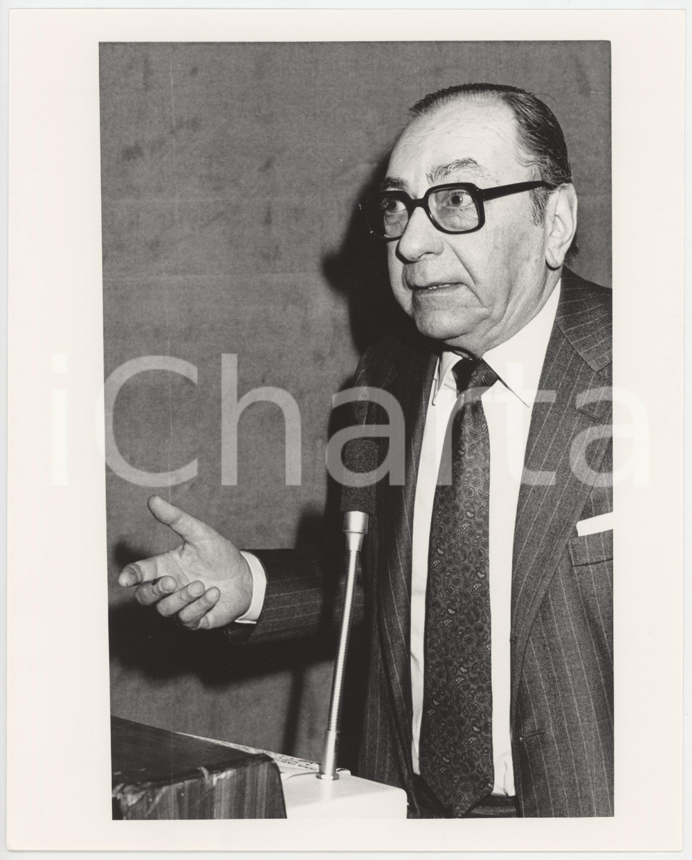 Fotografia d epoca originale 1985 ca COSTUME Riccardo MEREGAGLIA presidente ASSIMPREDIL Foto 2 1