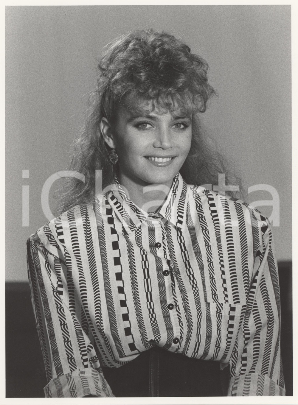 Fotografia d epoca originale 1985 ca RAI 2 Moda  Giovanna MALDOTTI conduttrice  Foto 3 1