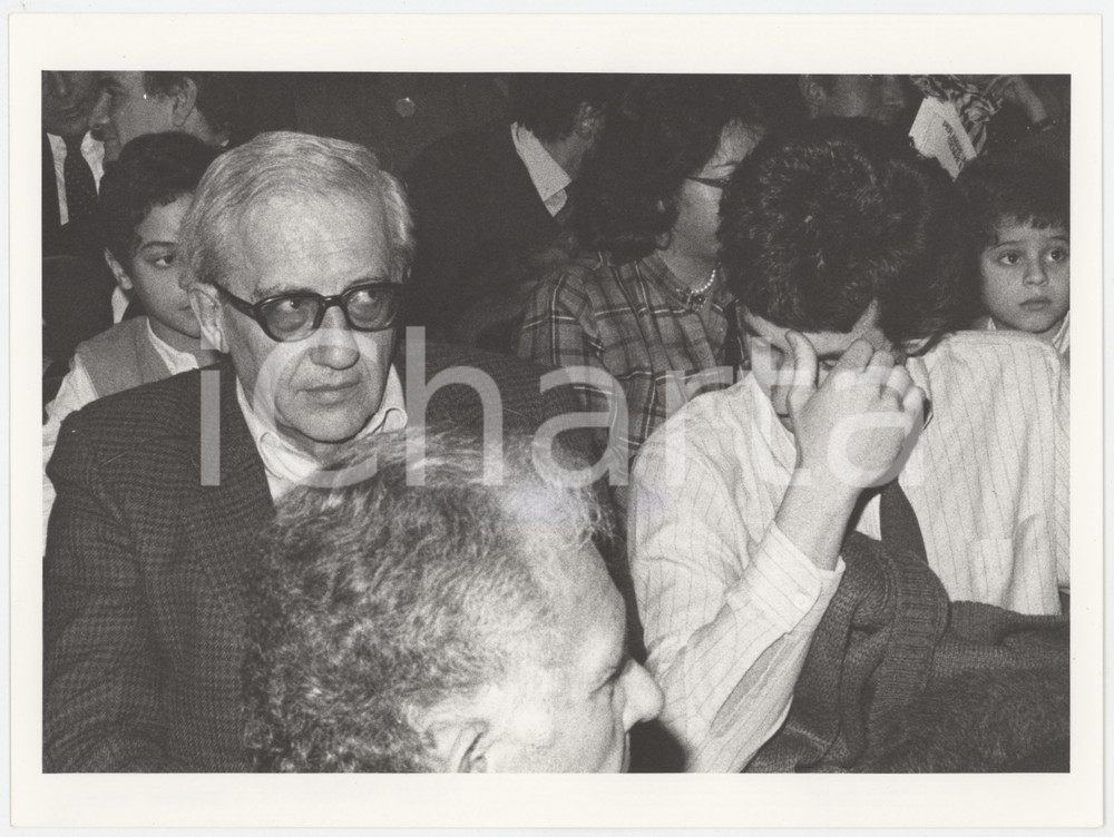 Fotografia d epoca originale 1985 ca CINEMA  ITALIA  Morando MORANDINI con il figlio Paolo Foto 2 1