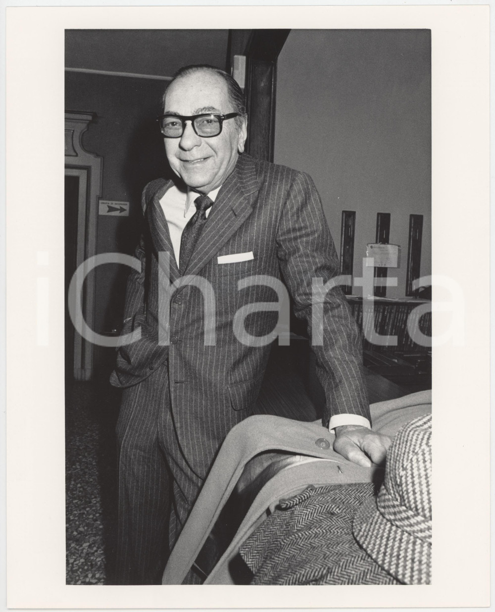 Fotografia d epoca originale 1985 ca COSTUME Riccardo MEREGAGLIA presidente ASSIMPREDIL Foto 3 1