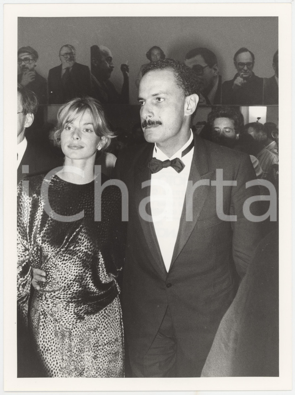 Fotografia d epoca originale 1984 VENEZIA Mostra del Cinema  Nastassja KINSKI Ibrahim MOUSSA Foto 2 1