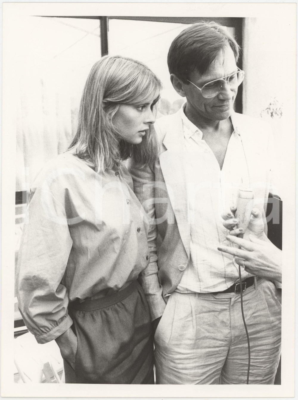 Fotografia d epoca originale 1984 VENEZIA Mostra del Cinema  Nastassja KINSKY Andrej KONCALOVSKIJ  Foto 1