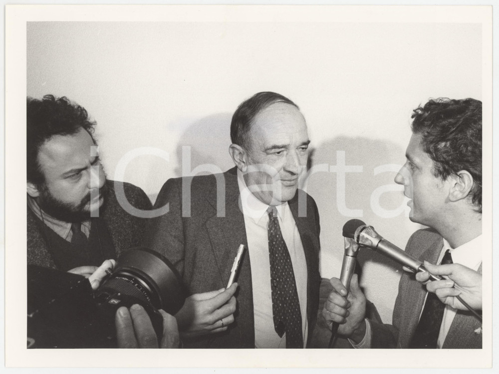 1985 Tribunale di MILANO - Intervista a Enzo PASSANISI *Foto 24x18 cm
