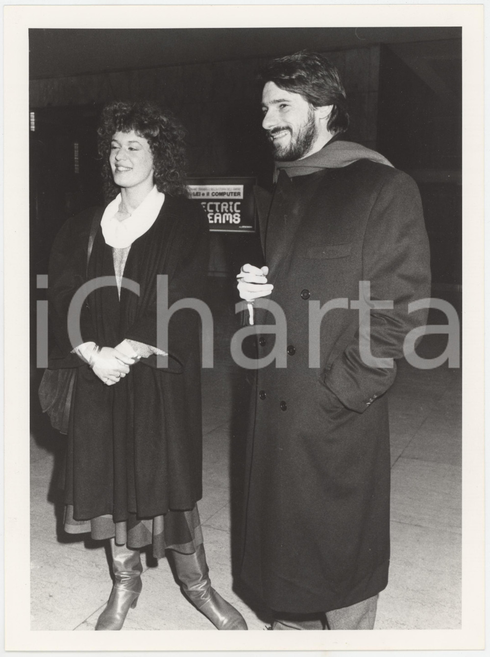 Fotografia d epoca originale 1985 ca COSTUME ITALIA Ricky TOGNAZZI con la moglie Flavia TOSO 1 Foto 1