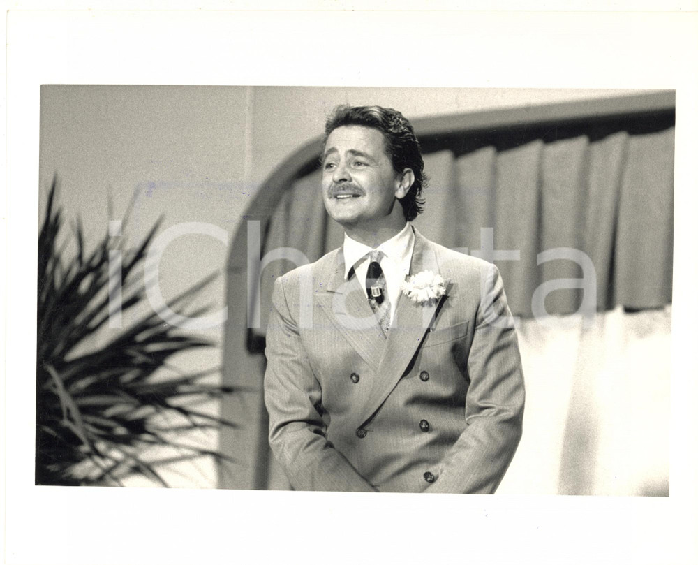 Fotografia d epoca originale 1988 FESTIVAL DI SANREMO Beppe GRILLO in scena  Foto 3 1