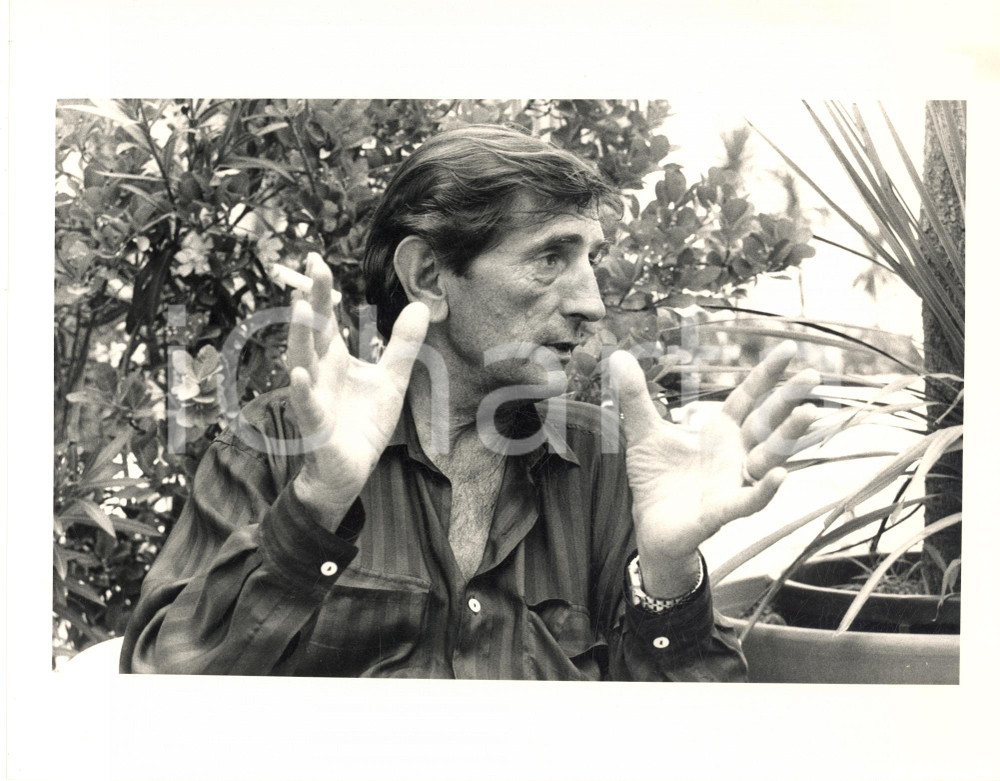 Fotografia d epoca originale 1988 VENEZIA Mostra del Cinema  Harry Dean STANTON  Ritratto Foto 1