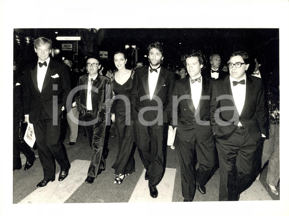 Fotografia d epoca originale 1987 CANNES Fratelli TAVIANI Greta SCACCHI Vincent SPANO Charles DANCE Foto 1 1