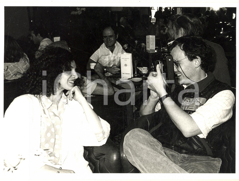 Fotografia d epoca originale 1983 FESTIVAL DI CANNES Laura DEL SOL con il marito Antoine PERSET Foto 1 1