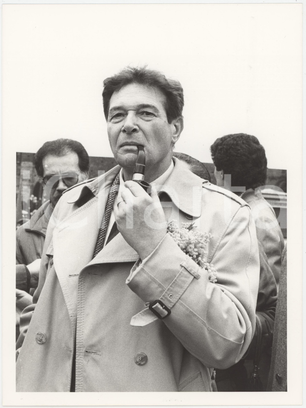 Fotografia d epoca originale 1985 MILANO  PSI Luciano LAMA durante comizio  Foto 17x24 cm 1 1