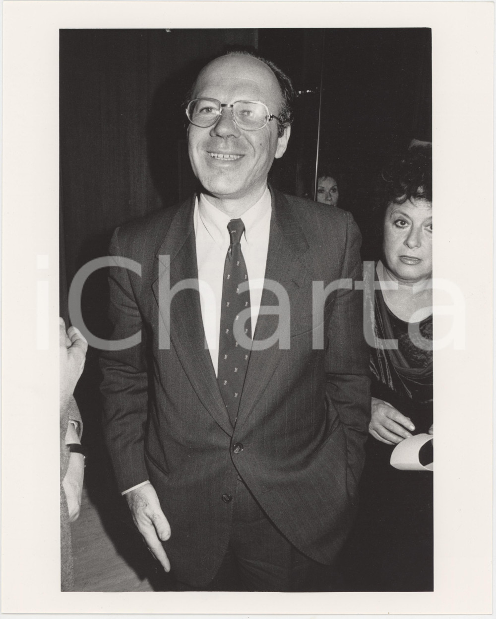Fotografia d epoca originale 1987 ITALIA  COSTUME Pierluigi MAGNASCHI Direttore ITALIA OGGI Foto 18x24 1 1