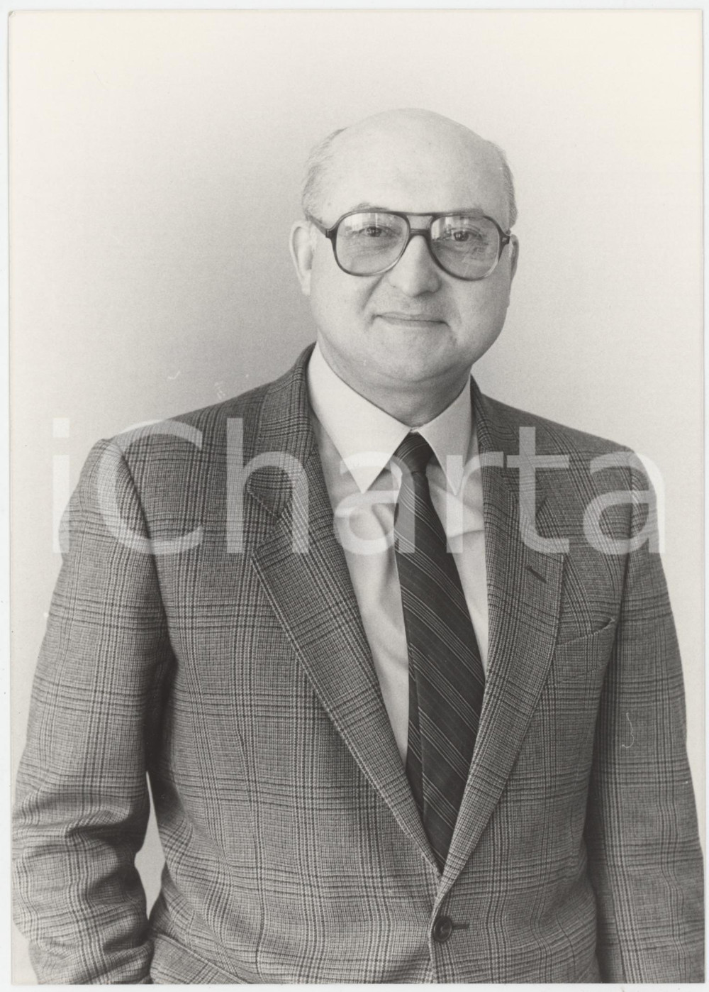 Fotografia d epoca originale 1985 ca FEDERQUADRI Direttore MAGGIAR Ritratto  Foto 12x17 cm 3 1