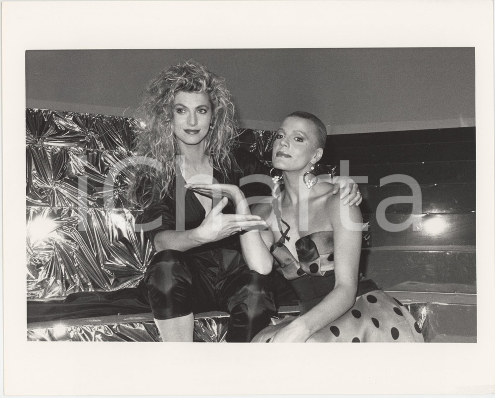Fotografia d epoca originale 1987 RAI DUE  BELLA D ESTATE Ramona DELL ABATE Patrizia CASELLI Foto 1 1