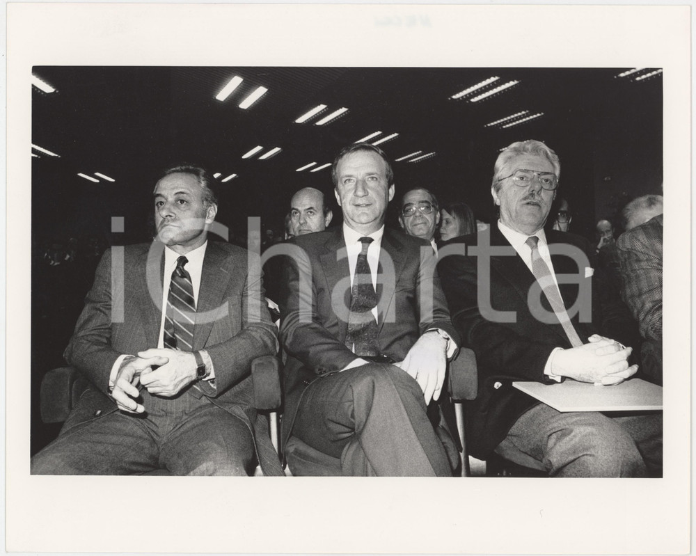 Fotografia d epoca originale 1990 ca CONFINDUSTRIA Lorenzo NECCI Amministratore delegato ENICHEM Foto 1 1