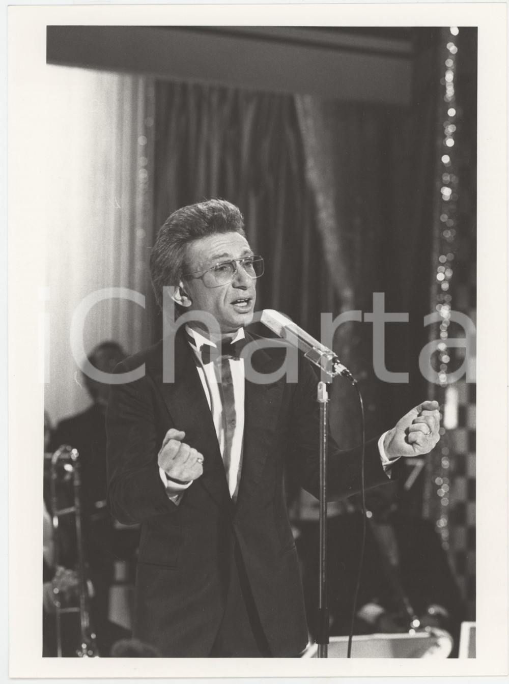 Fotografia d epoca originale 1985 ca IL CAPPELLO SULLE VENTITRÃ‰ Nicola DI BARI Foto 18x24 cm 1