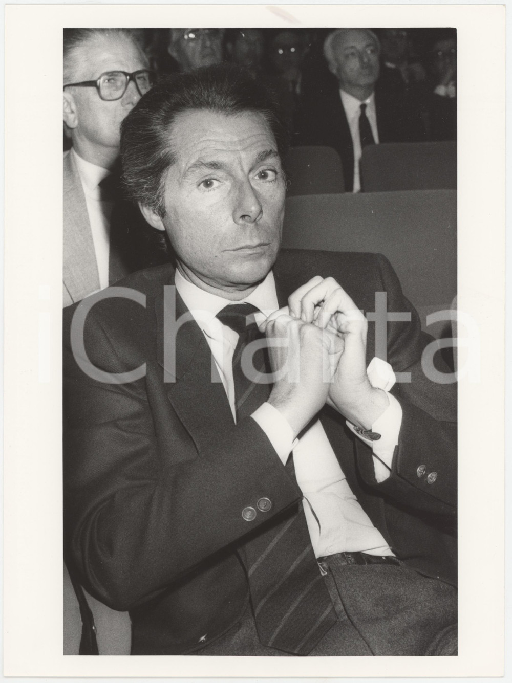 Fotografia d epoca originale 1990 ca CONFINDUSTRIA Paolo ANNIBALDI Ritratto  Foto 18x24 cm 3 1