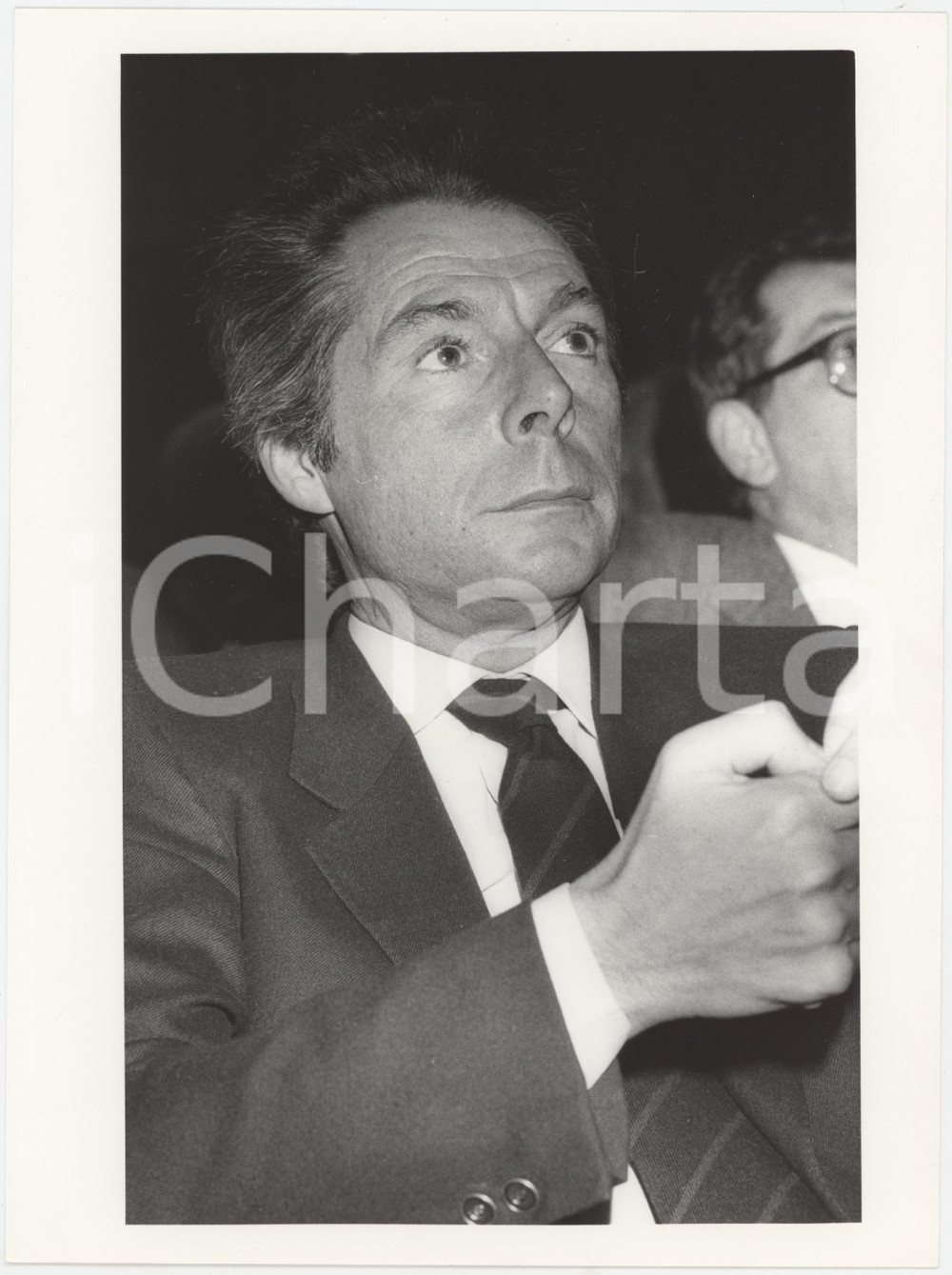 Fotografia d epoca originale 1990 ca CONFINDUSTRIA Paolo ANNIBALDI Ritratto  Foto 18x24 cm 2 1