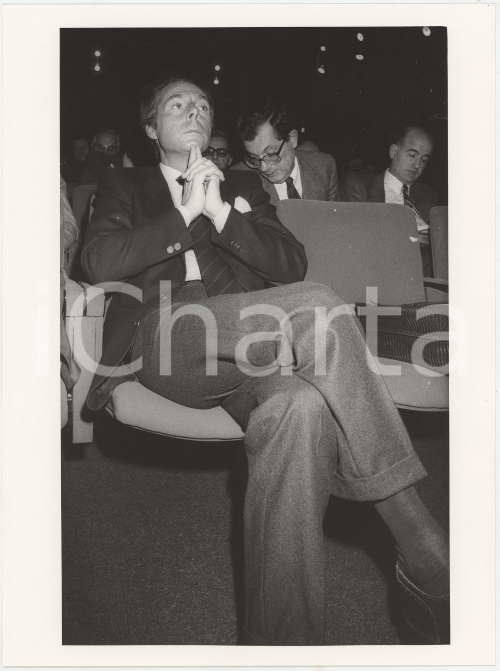 Fotografia d epoca originale 1990 ca CONFINDUSTRIA Paolo ANNIBALDI Ritratto  Foto 18x24 cm 1 1