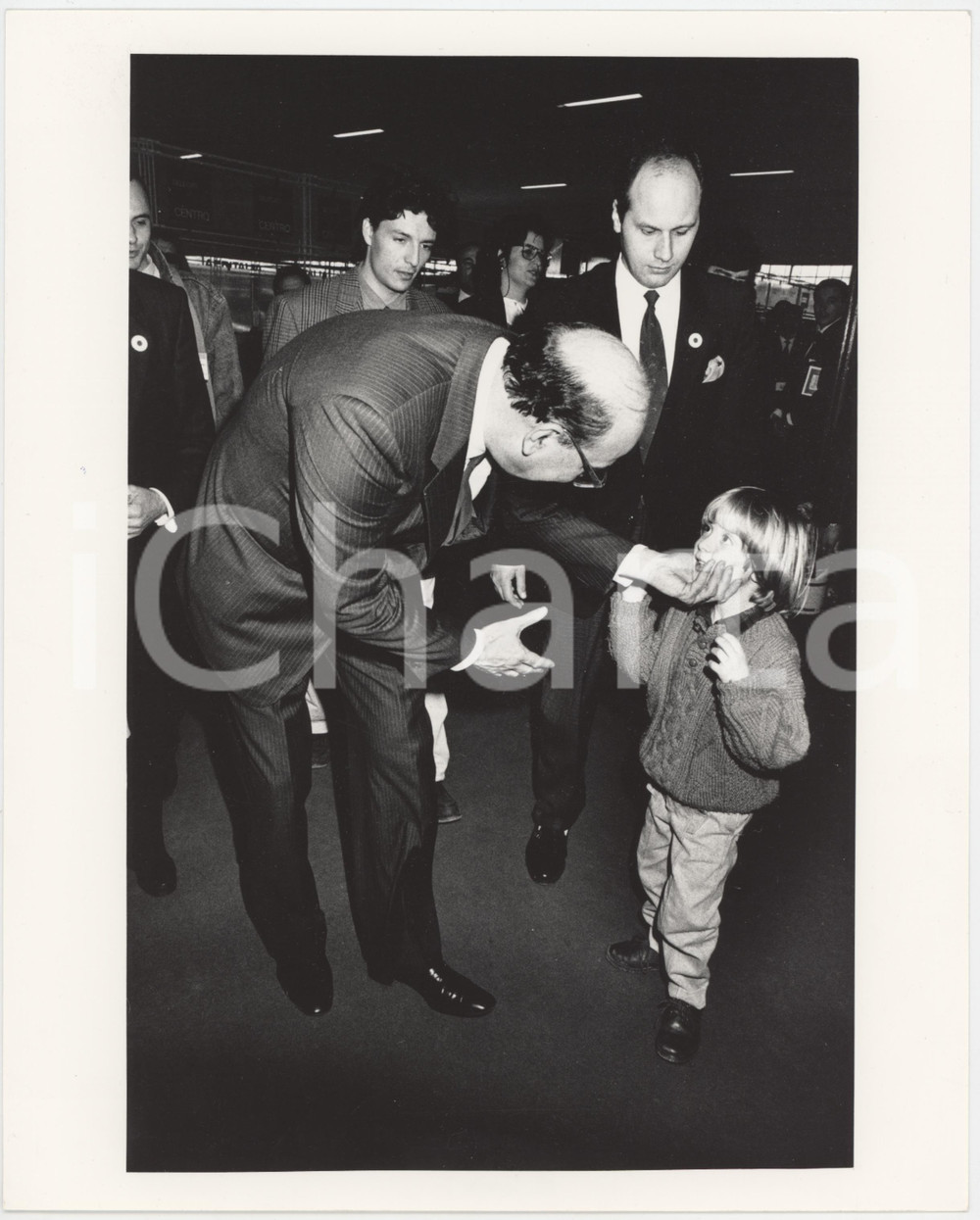 Fotografia d epoca originale 1987 RIMINI 44° Congresso PARTITO SOCIALISTA Bettino CRAXI Leader PSI Foto 20x25 1