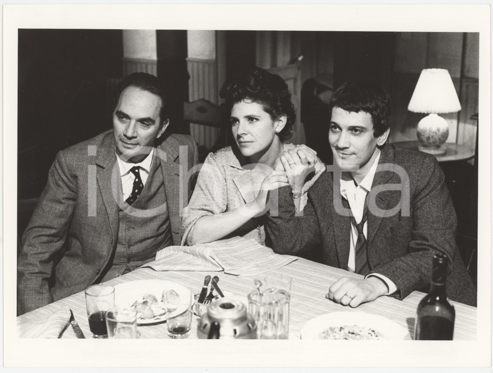 Fotografia d epoca originale 1985 RAI Un cappello pieno di pioggia Pamela VILLORESI Antonio CASAGRANDE 1