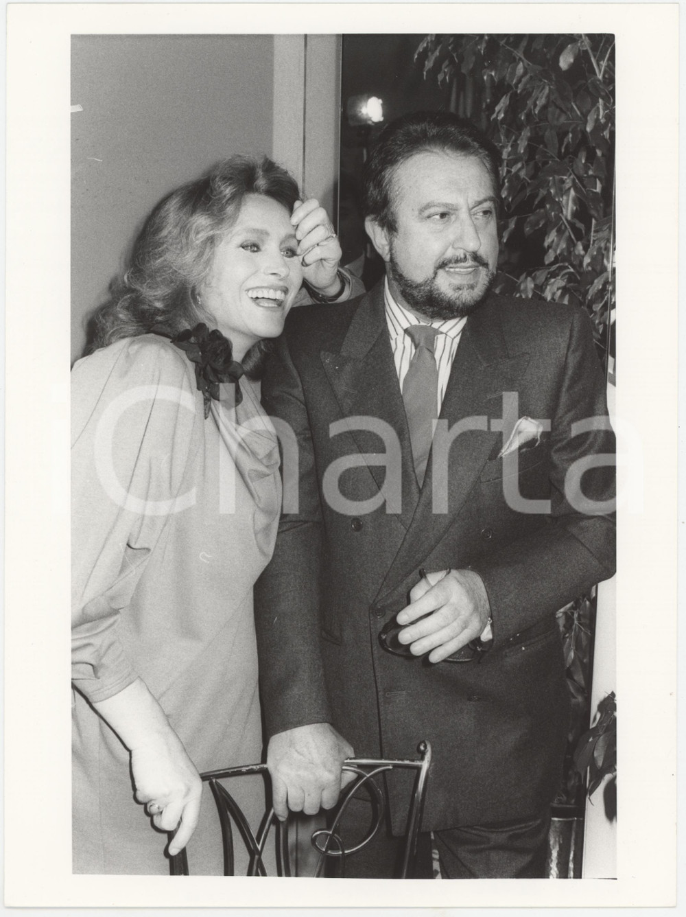 Fotografia d epoca originale 1985 ca ITALIA  CINEMA Erika BLANC Alberto LIONELLO Foto 18x24 cm 1