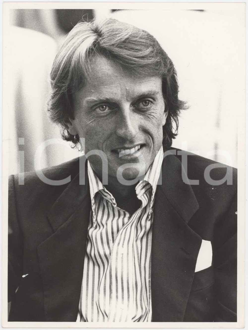 Fotografia d epoca originale 1985 ITALIA COSTUME Luca CORDERO DI MONTEZEMOLO Foto 18x24 cm 1 1