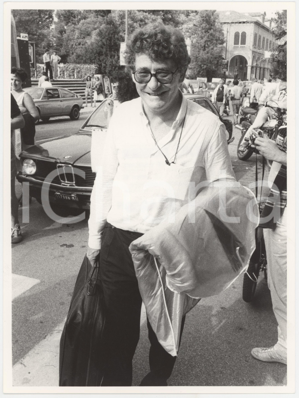Fotografia d epoca originale 1980 ca MILANO  CINEMA Ermanno OLMI Ritratto del regista  Foto 18x24 cm 1
