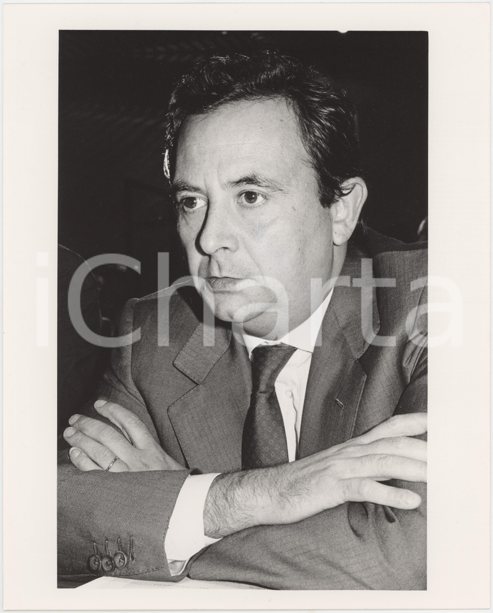 Fotografia d epoca originale 1985 ca CONFINDUSTRIA Carlo PATRUCCO Ritratto  Foto 20x25 cm 3 1