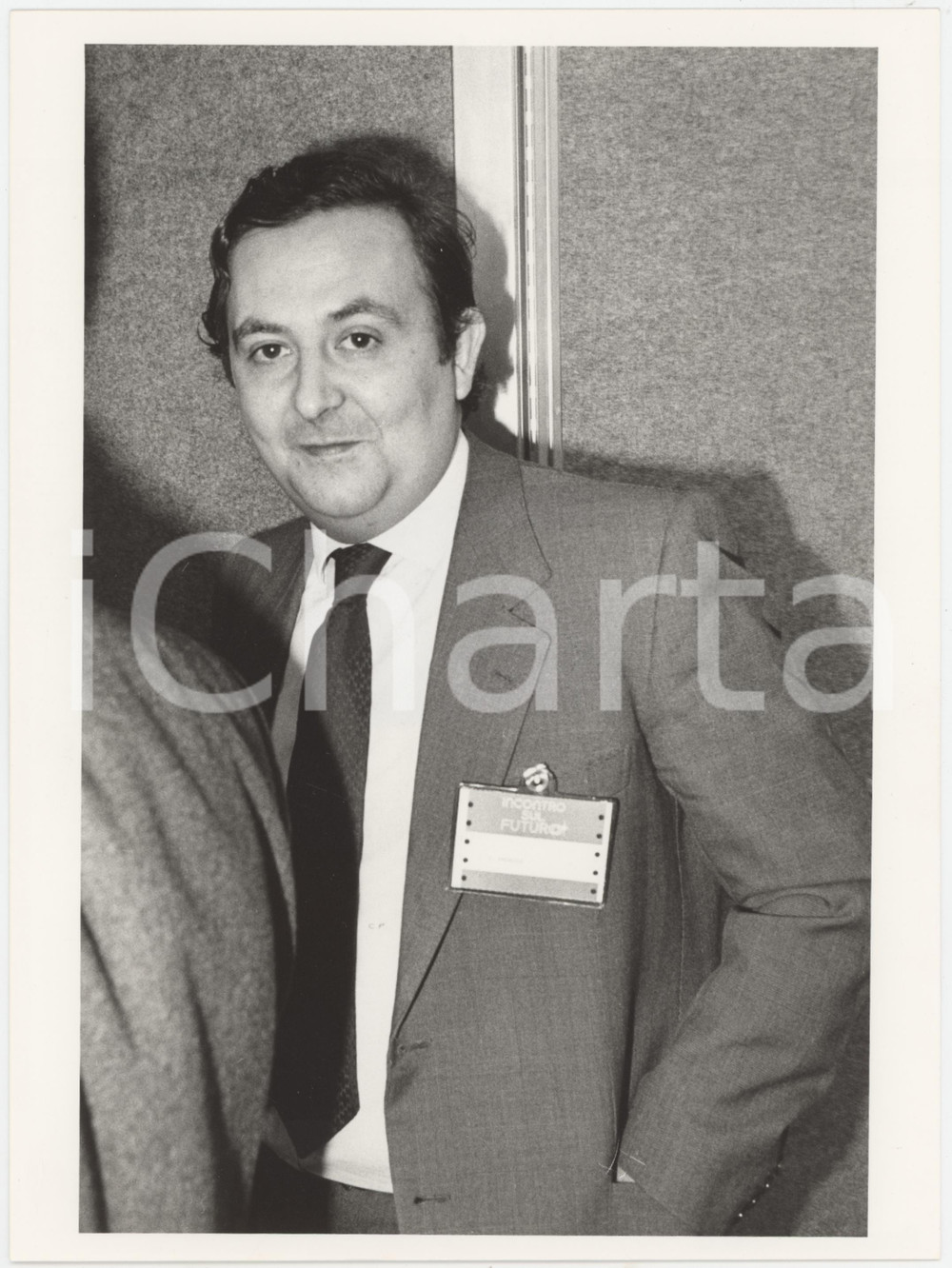 Fotografia d epoca originale 1985 ca CONFINDUSTRIA Carlo PATRUCCO Ritratto  Foto 20x25 cm 7 1