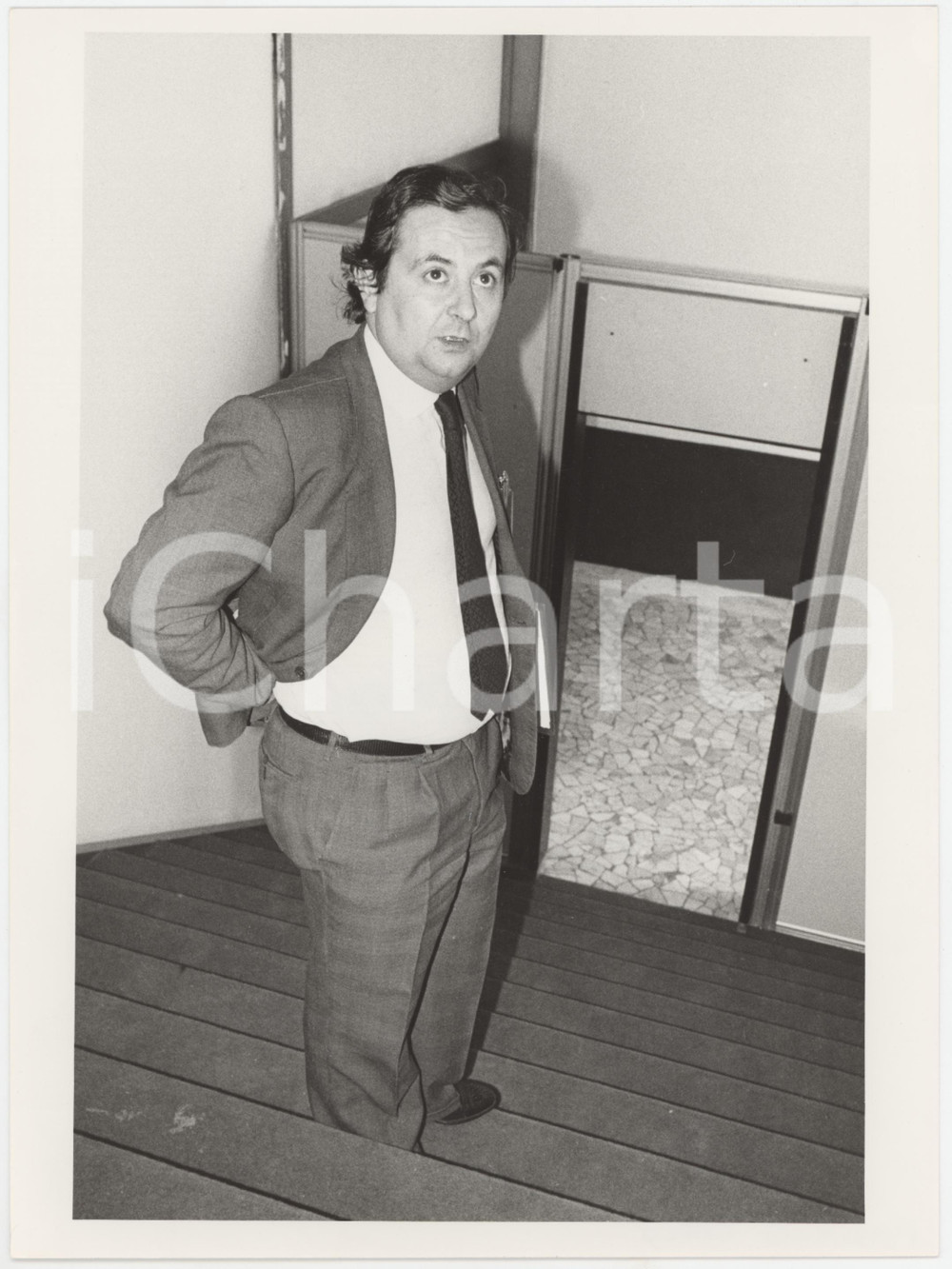 1985 ca CONFINDUSTRIA Carlo PATRUCCO Ritratto - Foto 20x25 cm (8)