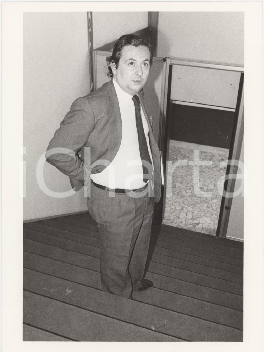 1985 ca CONFINDUSTRIA Carlo PATRUCCO Ritratto - Foto 18x24 cm (11)